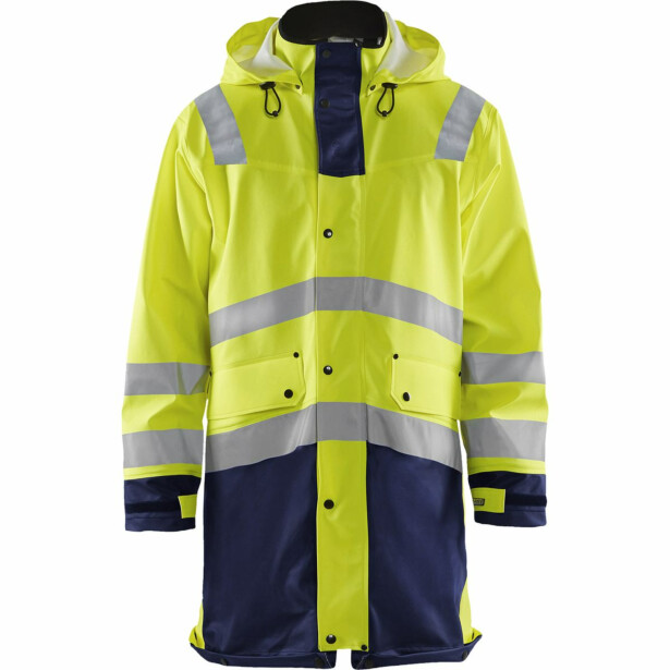 Huomiosadetakki Blåkläder 4306 Highvis, huomiokeltainen/sininen