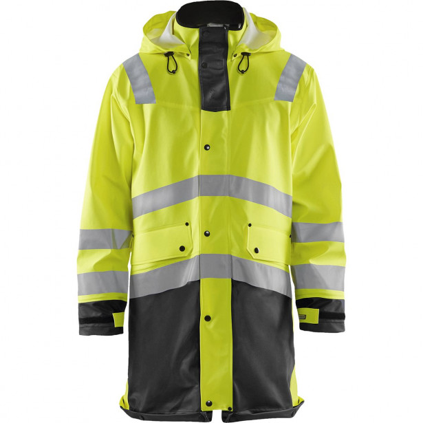 Huomiosadetakki Blåkläder 4326 Highvis, huomiokeltainen/musta