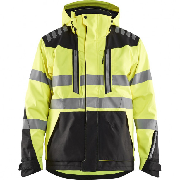 Kuoritakki Blåkläder 4496 Highvis, huomiokeltainen/musta