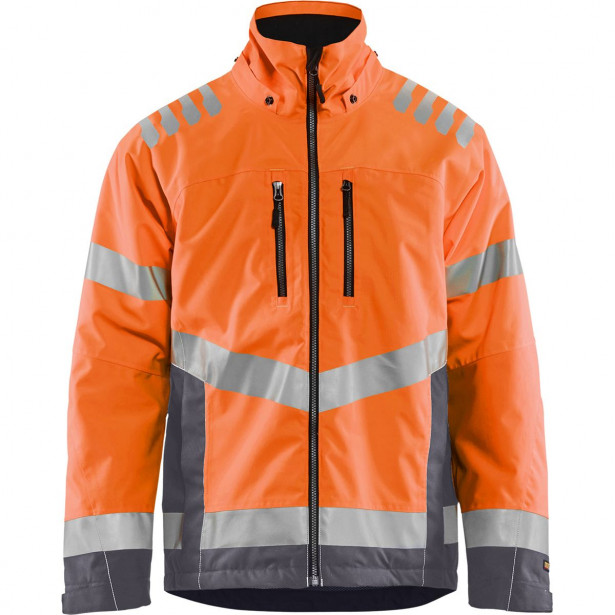 Talvitakki Blåkläder 4780 Highvis, huomio-oranssi/sininen