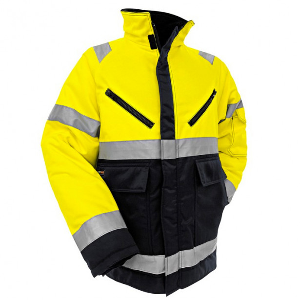 Talvitakki Blåkläder Highvis 4828, keltainen/musta