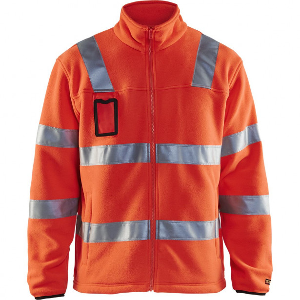 Fleecepusero Blåkläder 4833 Highvis, huomiopunainen