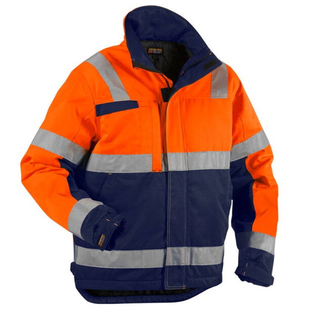 Talvitakki Blåkläder 4862 Highvis, oranssi/mariininsininen