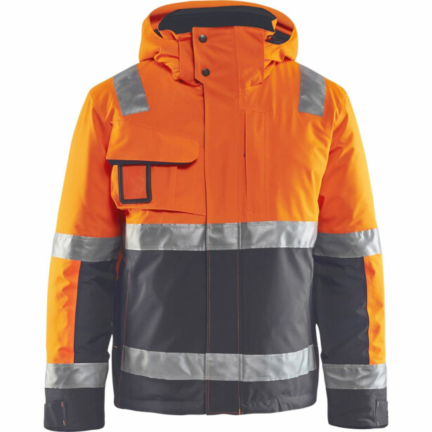 Talvitakki Blåkläder 4870 Highvis, huomio-oranssi/harmaa