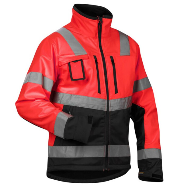 Softshelltakki Blåkläder Highvis 4900, punainen/musta