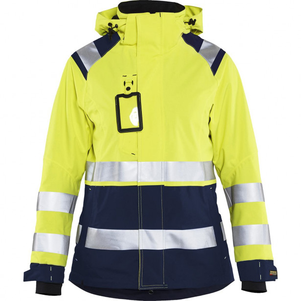 Naisten kuoritakki Blåkläder 4904 Highvis, huomiokeltainen/sininen