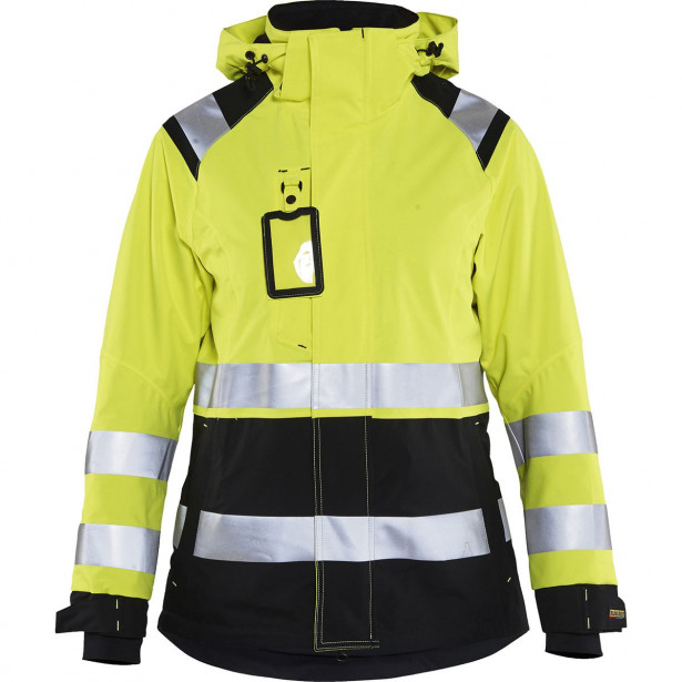 Naisten kuoritakki Blåkläder 4904 Highvis, huomiokeltainen/musta