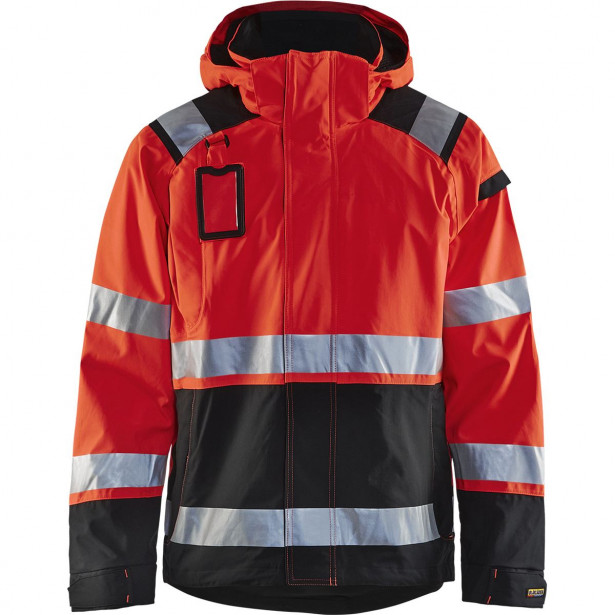 Kuoritakki Blåkläder 4987 Highvis, huomiopunainen/musta