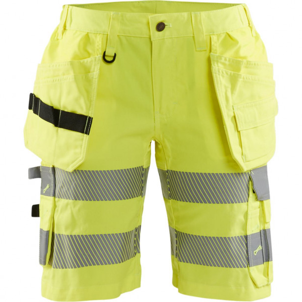 Naisten huomioshortsit Blåkläder 7186 Highvis Stretch, huomiokeltainen