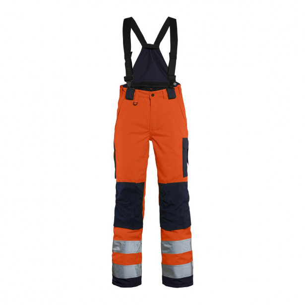 Naisten talvihousut Blåkläder 7885 Highvis, huomio-oranssi/sininen