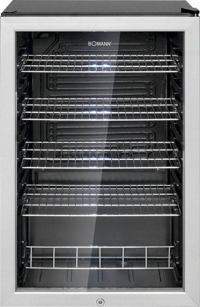 Jääkaappi lasiovella Bomann KSG7283, 54cm, rst