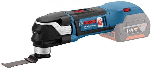 Akkumonitoimityökalu Bosch Professional GOP 18 V-28 Solo, L-Boxx, 18V, ilman akkua