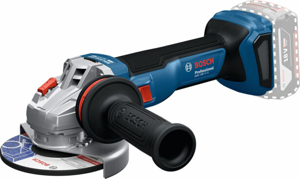 Akkukulmahiomakone Bosch Professional GWS 18V-11 S Solo, Ø125mm, 18V, ilman akkua