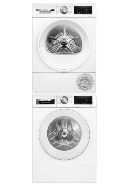 Pesukone ja kuivausrumpu Bosch WGG244ZMSN-WQG2420ASN Serie 6, 10/8kg, valkoinen