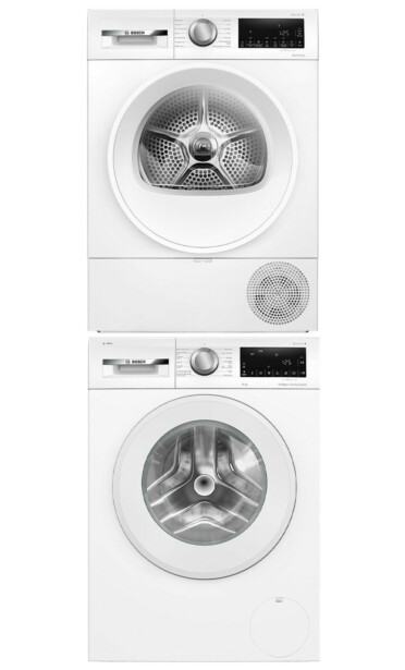 Pesukone ja kuivausrumpu Bosch WGG254FLSN-WQG2420ASN Serie 6, 10/8kg, valkoinen