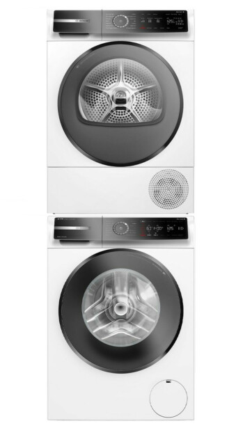 Pesukone ja kuivausrumpu Bosch WGB244A0SN-WQB245ALSN Serie 8, 9/9kg, valkoinen