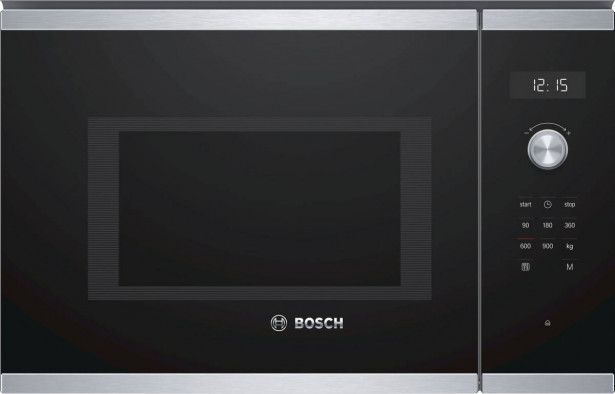 Mikroaaltouuni Bosch Serie 6 BFL554MS0, 60cm, musta/teräs
