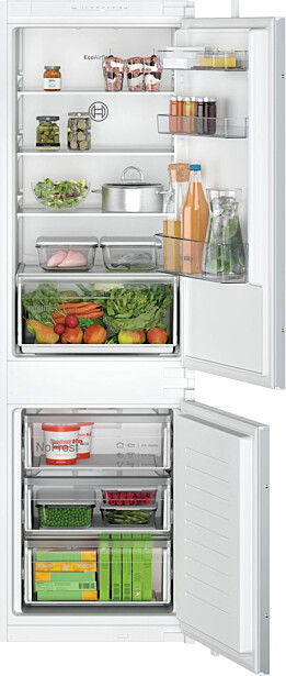 Jääkaappipakastin Bosch Serie 2 KIN86NSE0 54cm integroitava