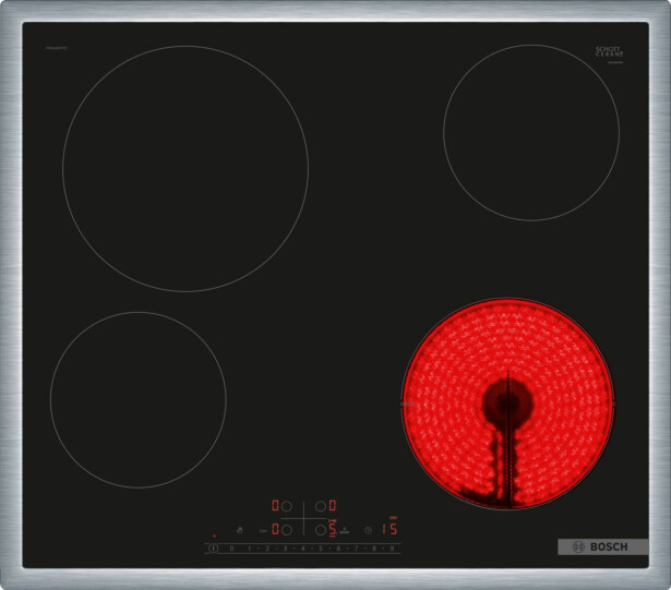 Keraaminen liesitaso Bosch Serie 6 PKE645FP2E, 60cm, musta