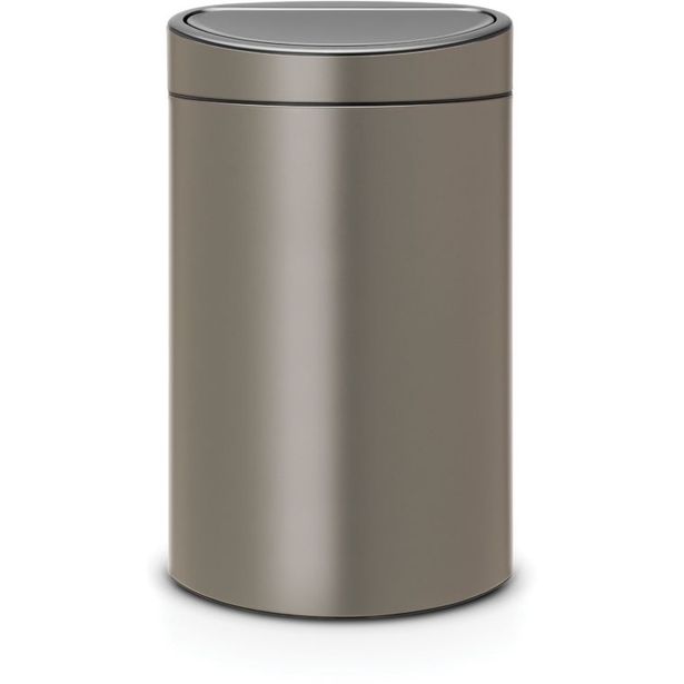 Roska-astia Brabantia Touch Bin Recycle, 10+23L, Platinum