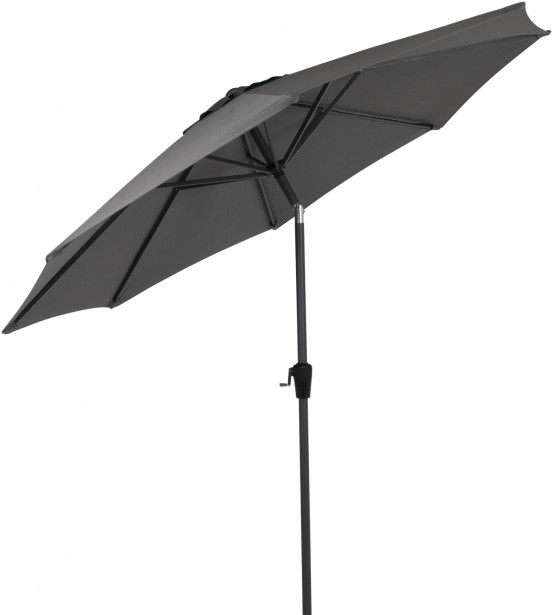 Aurinkovarjo Cambre, Ø250cm, tumman harmaa