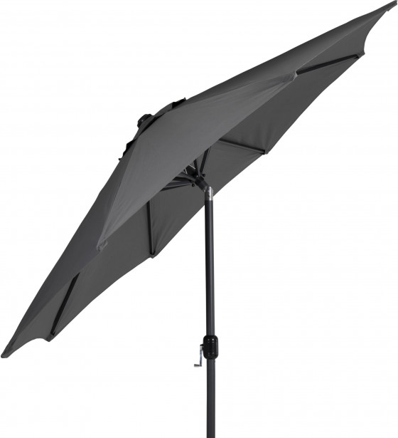 Aurinkovarjo Cambre, Ø300cm, tummanharmaa