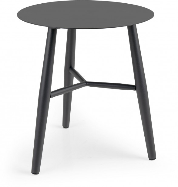 Sivupöytä Vannes, Ø45cm, tumman harmaa