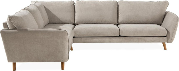 Kulmasohva Trend Lyx 6 ist vasen beige/tammi