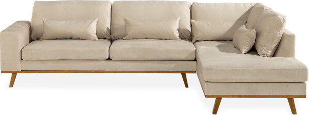 Sohva Copenhagen 4 ist oikea sametti beige