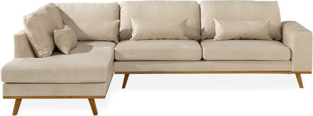 Sohva Copenhagen 4 ist vasen sametti beige