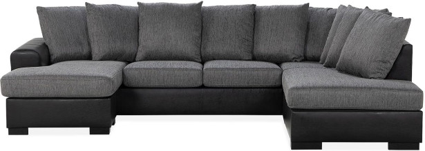 U-sohva Scandinavian Choice Ocean 5 ist oikea harmaa