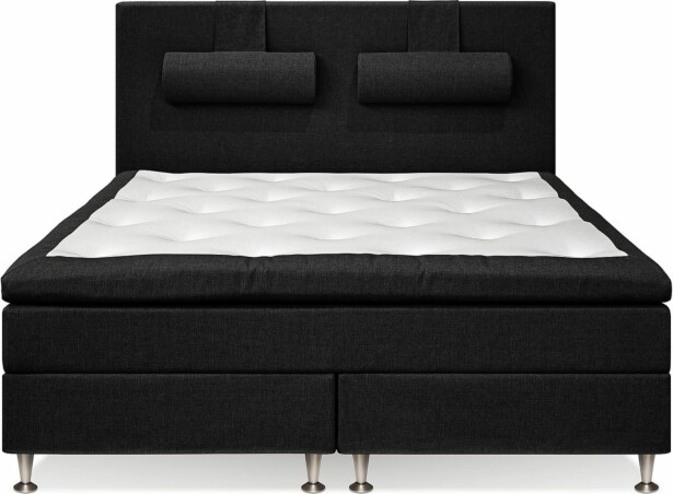 Jenkkisänky Bedly Meja Kova Polyeetteri 180x200cm musta/metalli, ilman päätyä