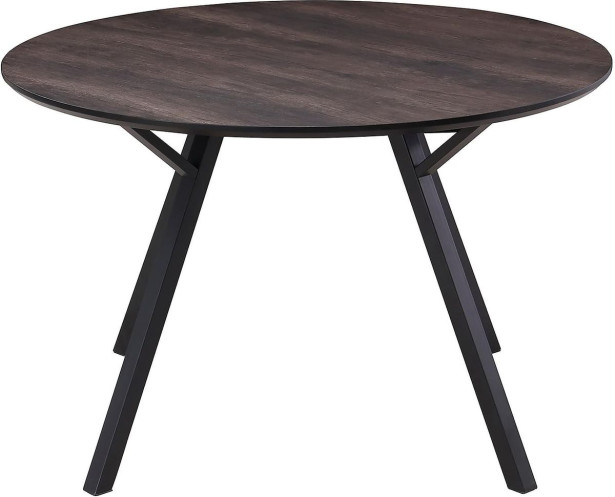 Ruokapöytä Eirys 120cm ruskea/musta