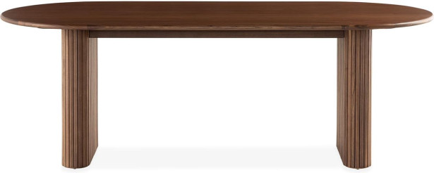 Ruokapöytä Noira 220cm massiivipähkinä ruskea