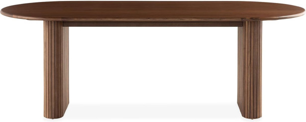 Ruokapöytä Noira 220cm, massiivipähkinä ruskea