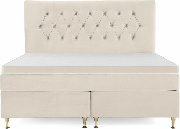 Sänkypaketti Royal Velvet Keskikova polyeetteripatja 180x200cm beige