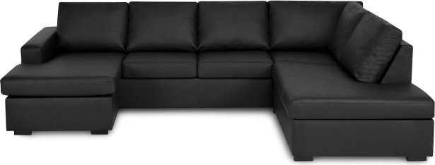 U-sohva Scandinavian Choice Crazy L 4 ist oikea musta