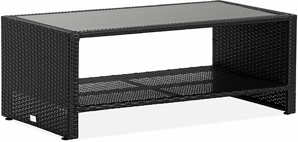 Pöytä Kultaranta musta avonainen 113x58x44