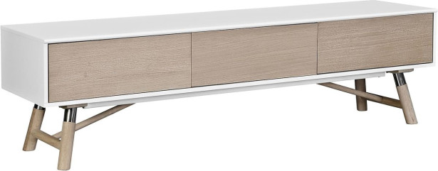 TV-taso Waltham 180cm beige/valkoinen