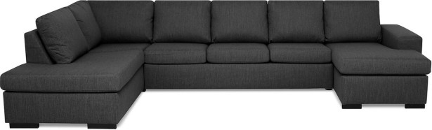 U-sohva Scandinavian Choice Boss L 6 ist vasen antrasiitti
