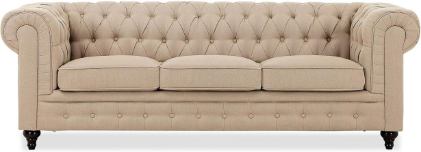 Sohva Manor House Chesterfield Lyx 3 ist beige