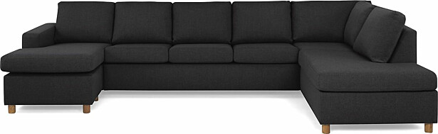 U-sohva Scandinavian Choice Crazy XL 1+3+1 ist oikea korkeat pyöreät jalat eri värejä