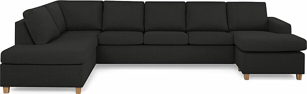 U-sohva Scandinavian Choice Crazy XL 5 istuttava vasen pyöreät jalat eri värejä