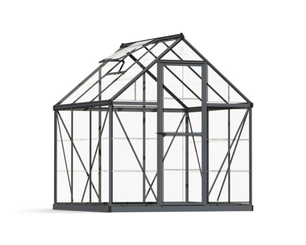 Kasvihuone Palram-Canopia Harmony, 3.3m², polykarbonaatti, harmaa