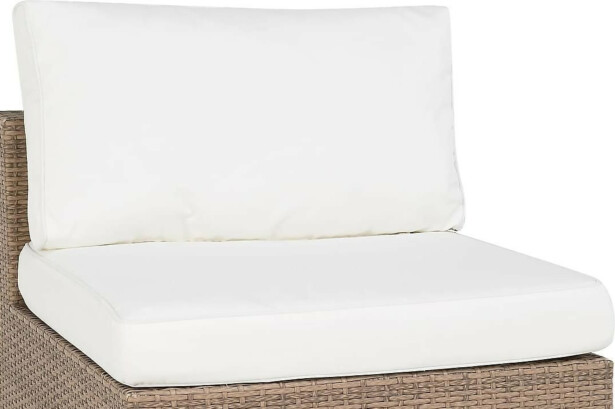 Pehmusteen päällinen Bahamas- keskimoduuliin, valkoinen