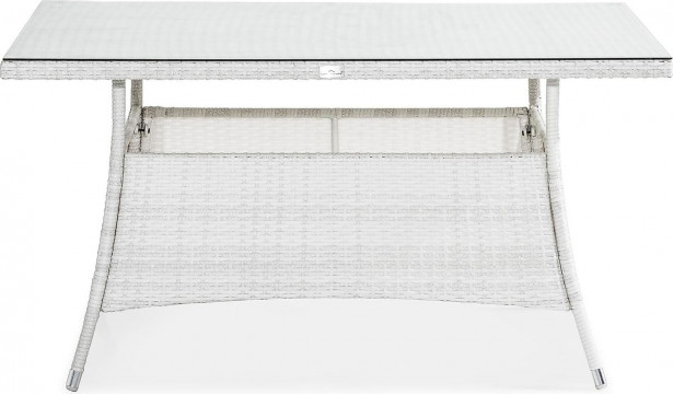 Ruokapöytä Thor, 90x140cm, valkoinen