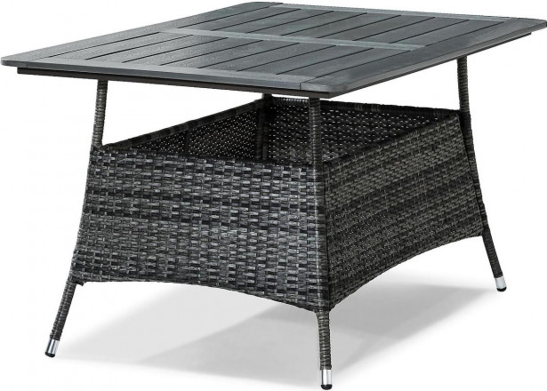 Ruokapöytä Thor, 90x140cm, musta/aintwood
