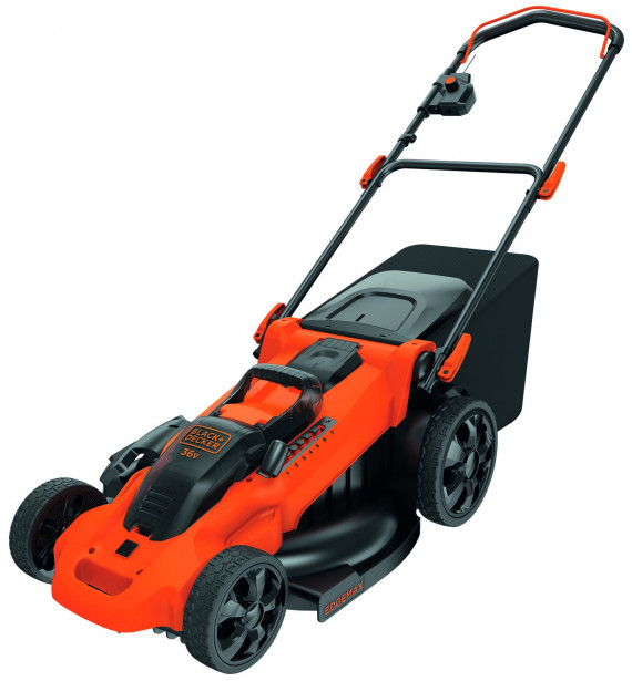 Akkuruohonleikkuri BLACK+DECKER Autosense CLMA4820L2, 690m², 36V, 2x2.0Ah akuilla