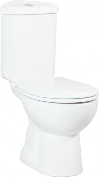 WC-istuin Creavit Corner, soft-close -kannella, kaksoishuuhtelu