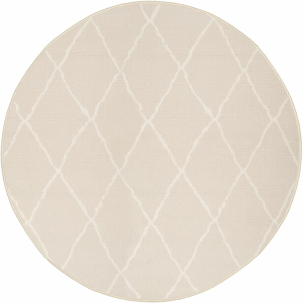 Matto ihankotona Carlos Ø133cm pyöreä beige